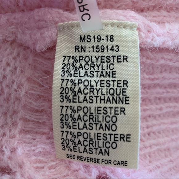 FRNCH NATEA SWEATER Turtleneck Cable Knit New With Tags Soft Comfy Feminine - Picture 14 of 16